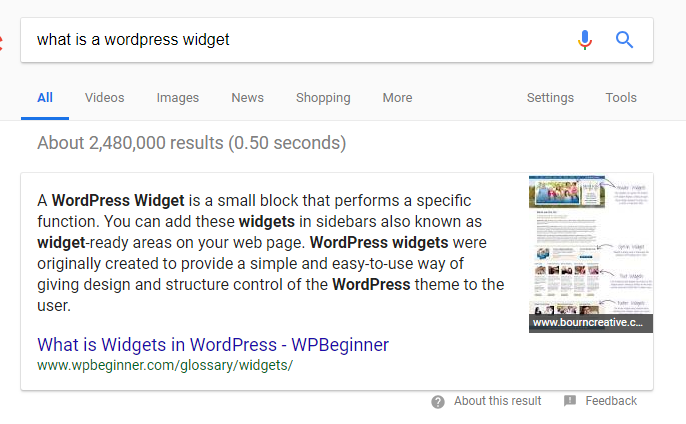 What Is A WordPress Widget?